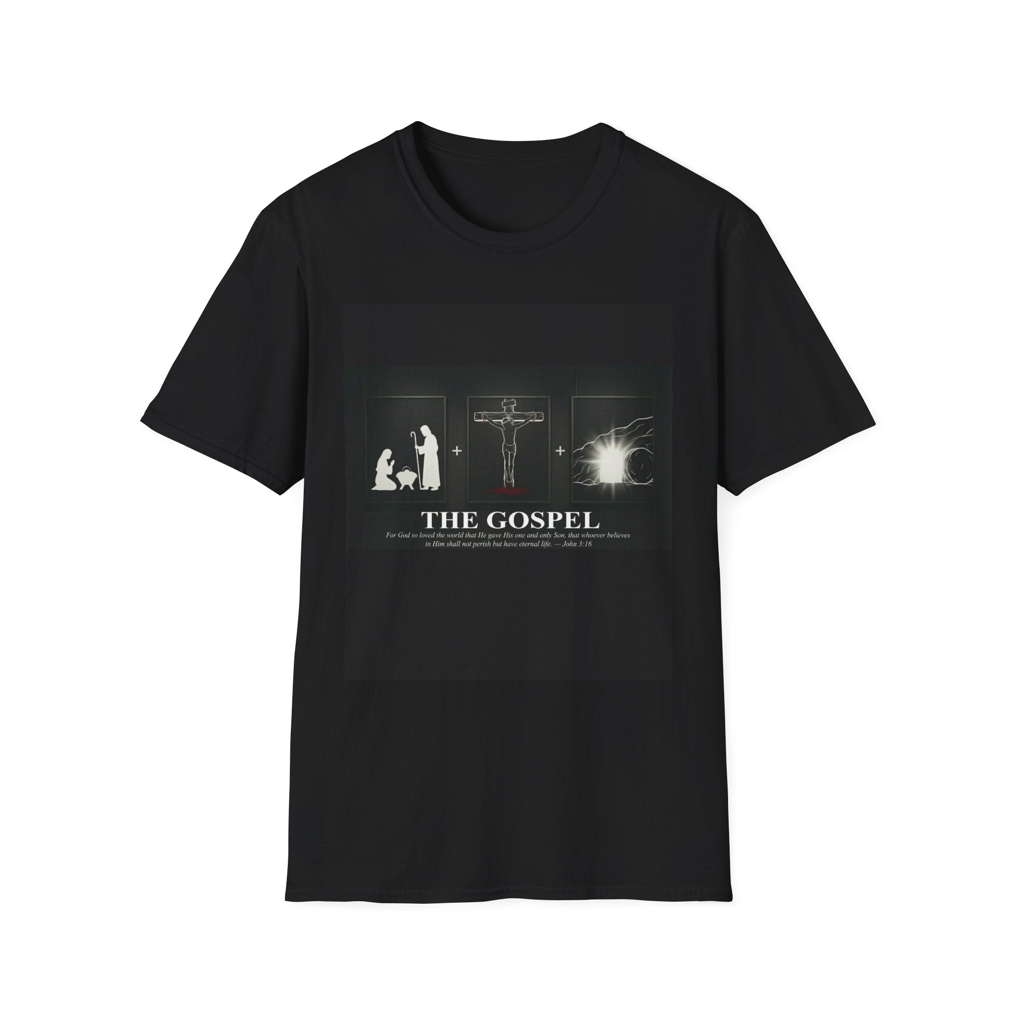The Gospel T-Shirt | John 3:16 | Christian Tee | Faith Apparel