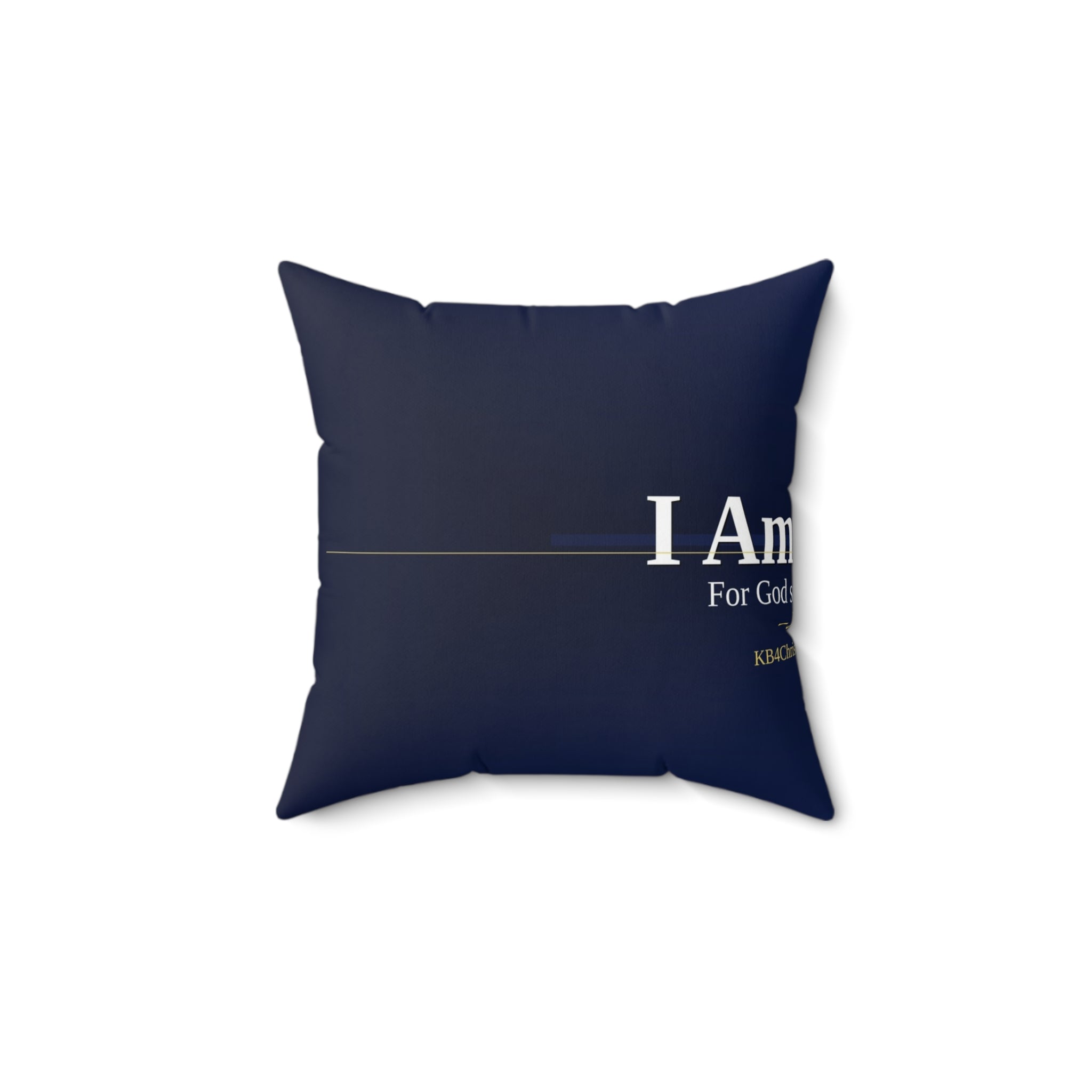 I Am Loved. Christian Throw Pillow | John 3:16 | Faith Home Decor