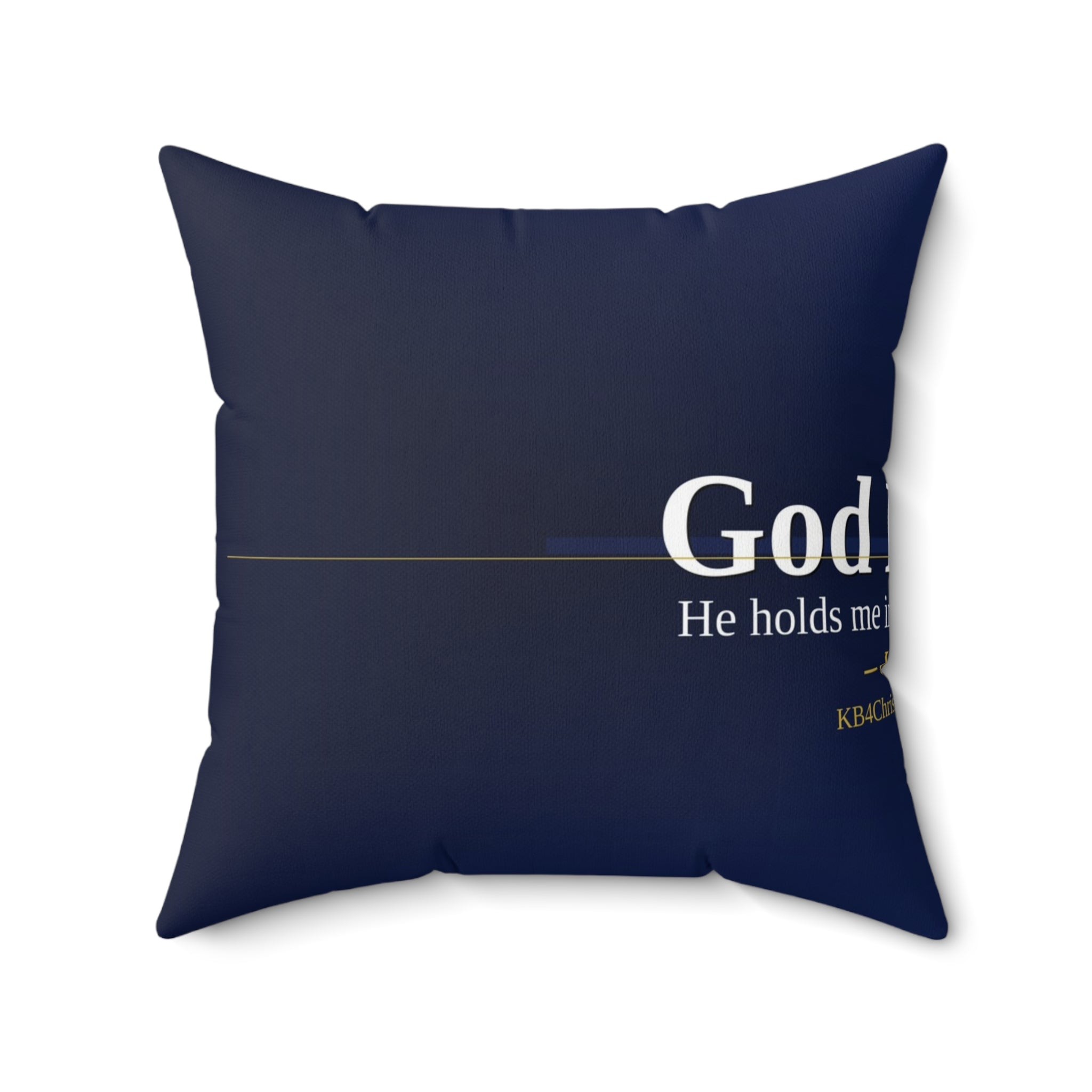 God Has Me. Christian Throw Pillow | Isaiah 41:10 | Faith Home Decor