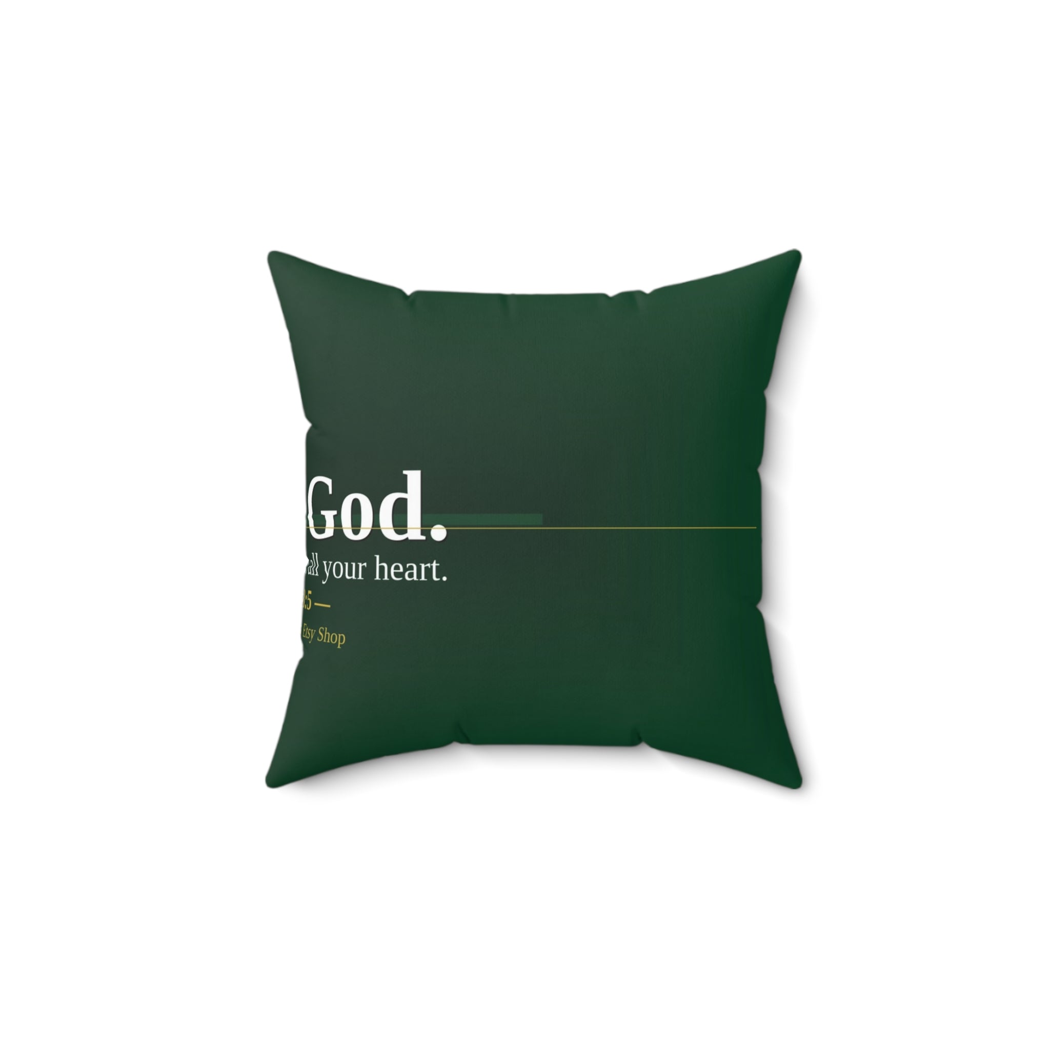 I Trust God. Christian Throw Pillow | Proverbs 3:5 | Faith Home Decor
