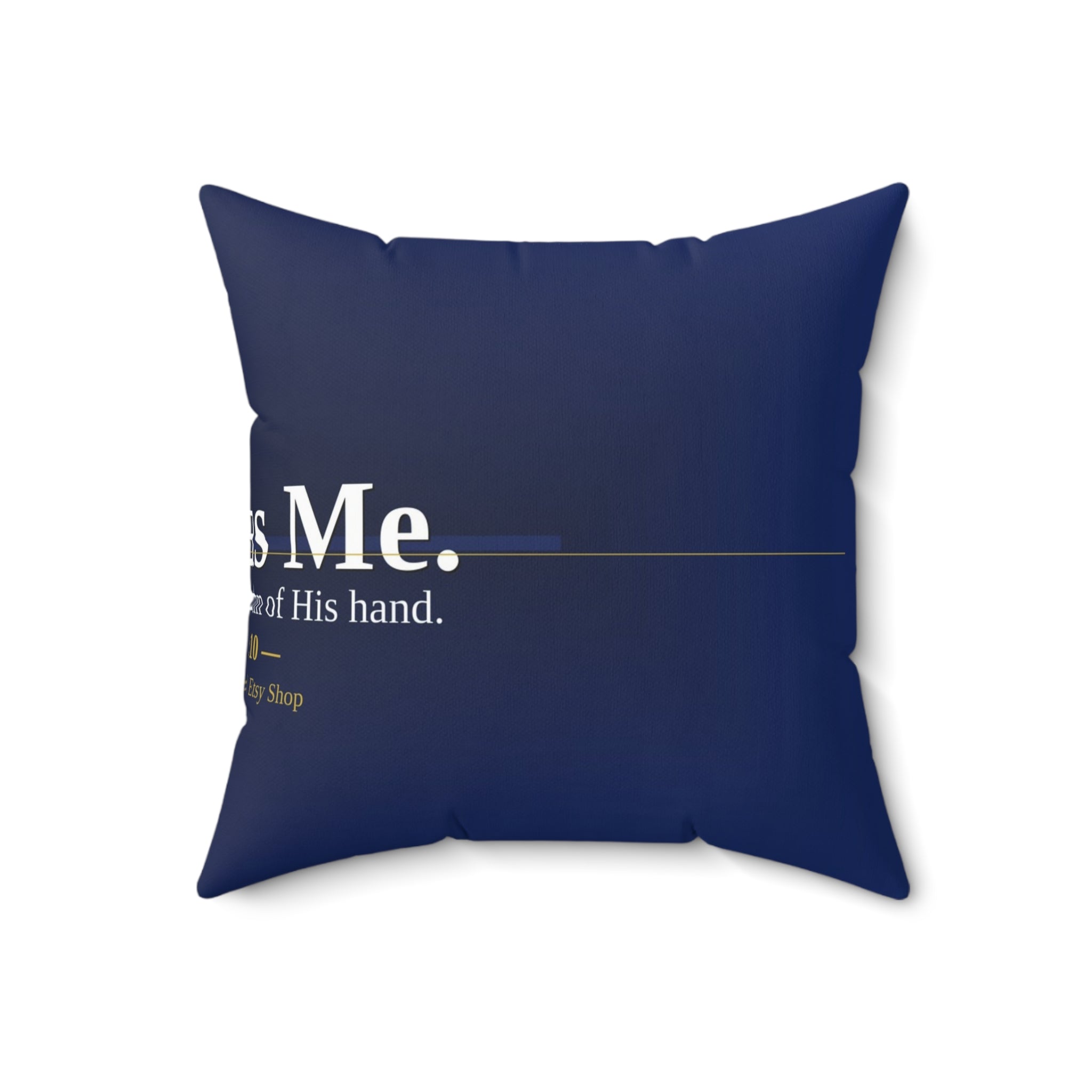 God Has Me. Christian Throw Pillow | Isaiah 41:10 | Faith Home Decor