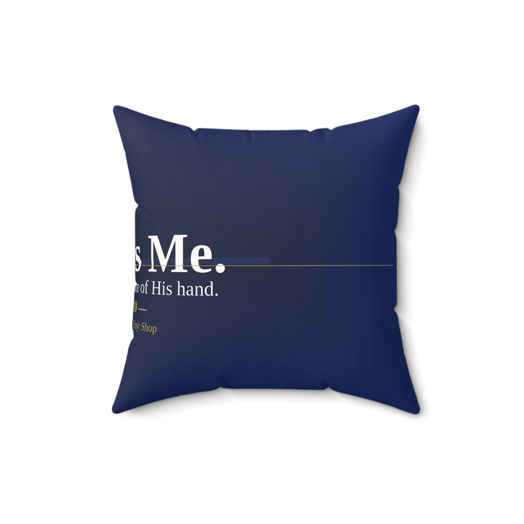 God Has Me. Christian Throw Pillow | Isaiah 41:10 | Faith Home Decor