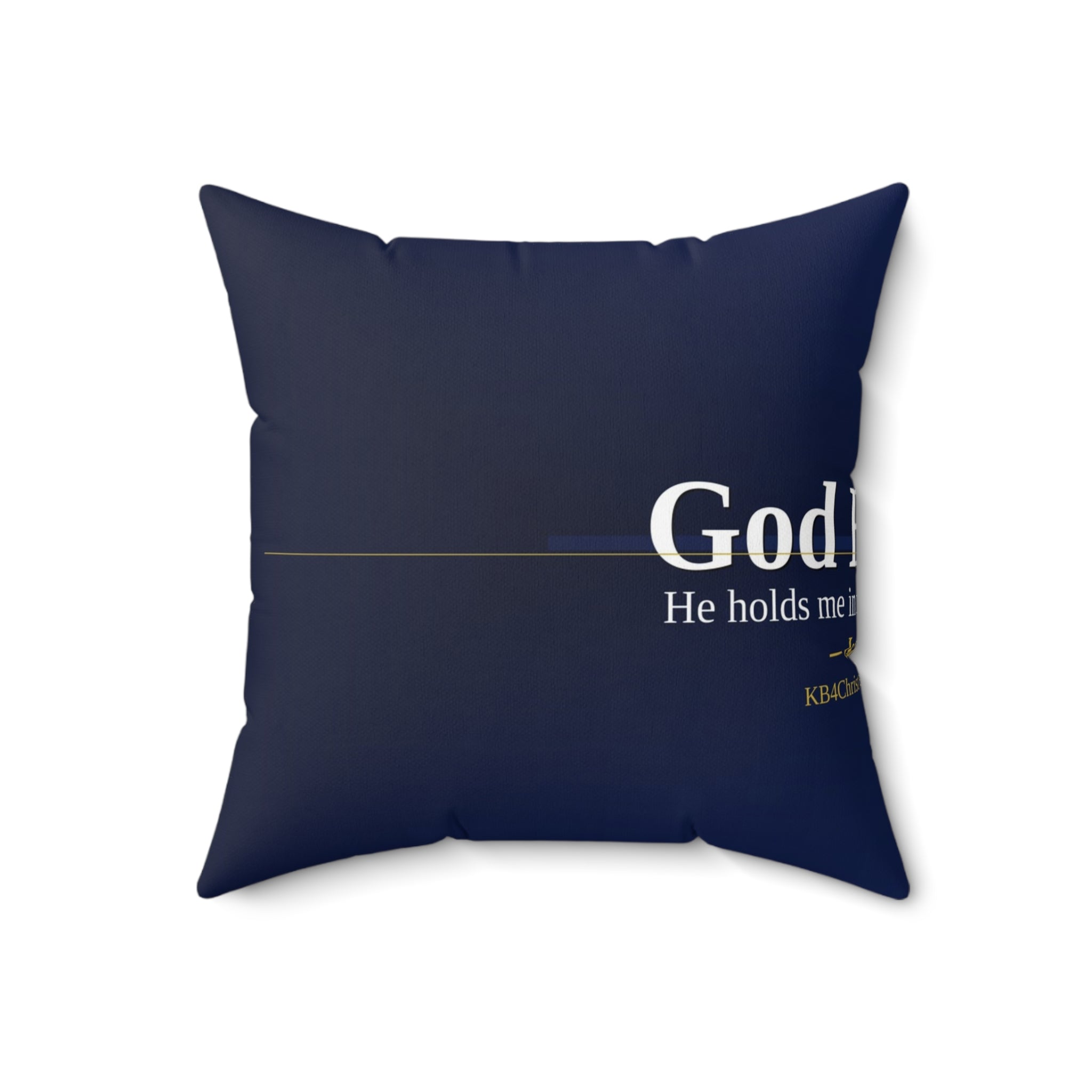 God Has Me. Christian Throw Pillow | Isaiah 41:10 | Faith Home Decor