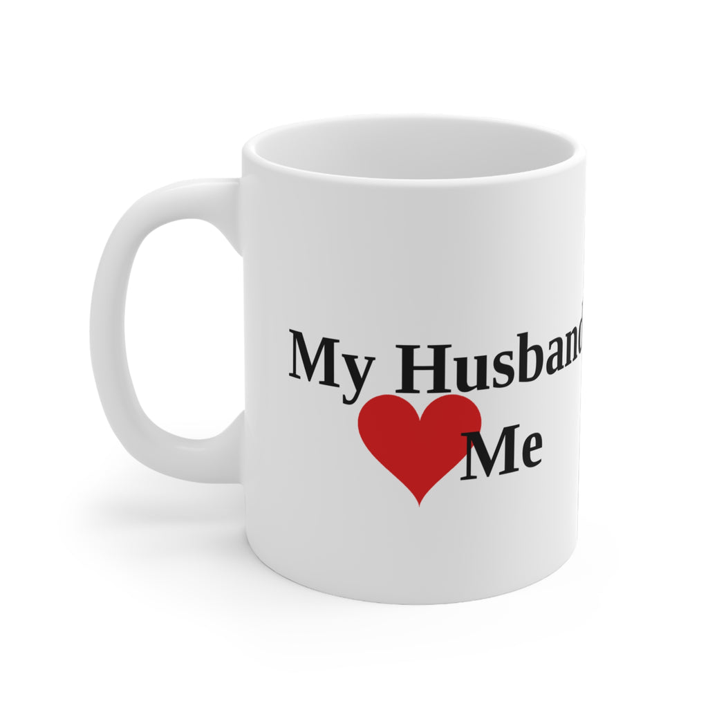 My Husband Loves Me Christian Mug — Proverbs 31 Scripture Coffee Mug (White)