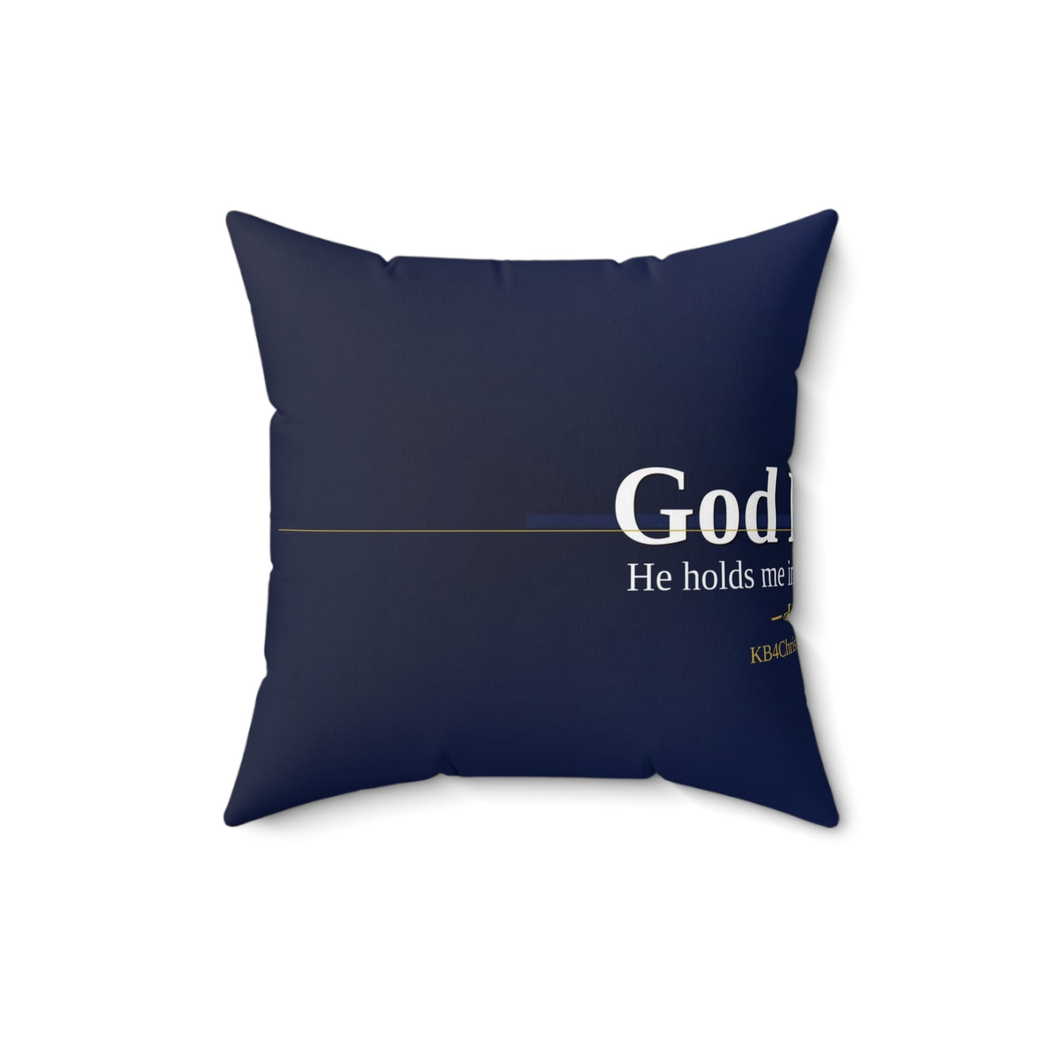 God Has Me. Christian Throw Pillow | Isaiah 41:10 | Faith Home Decor