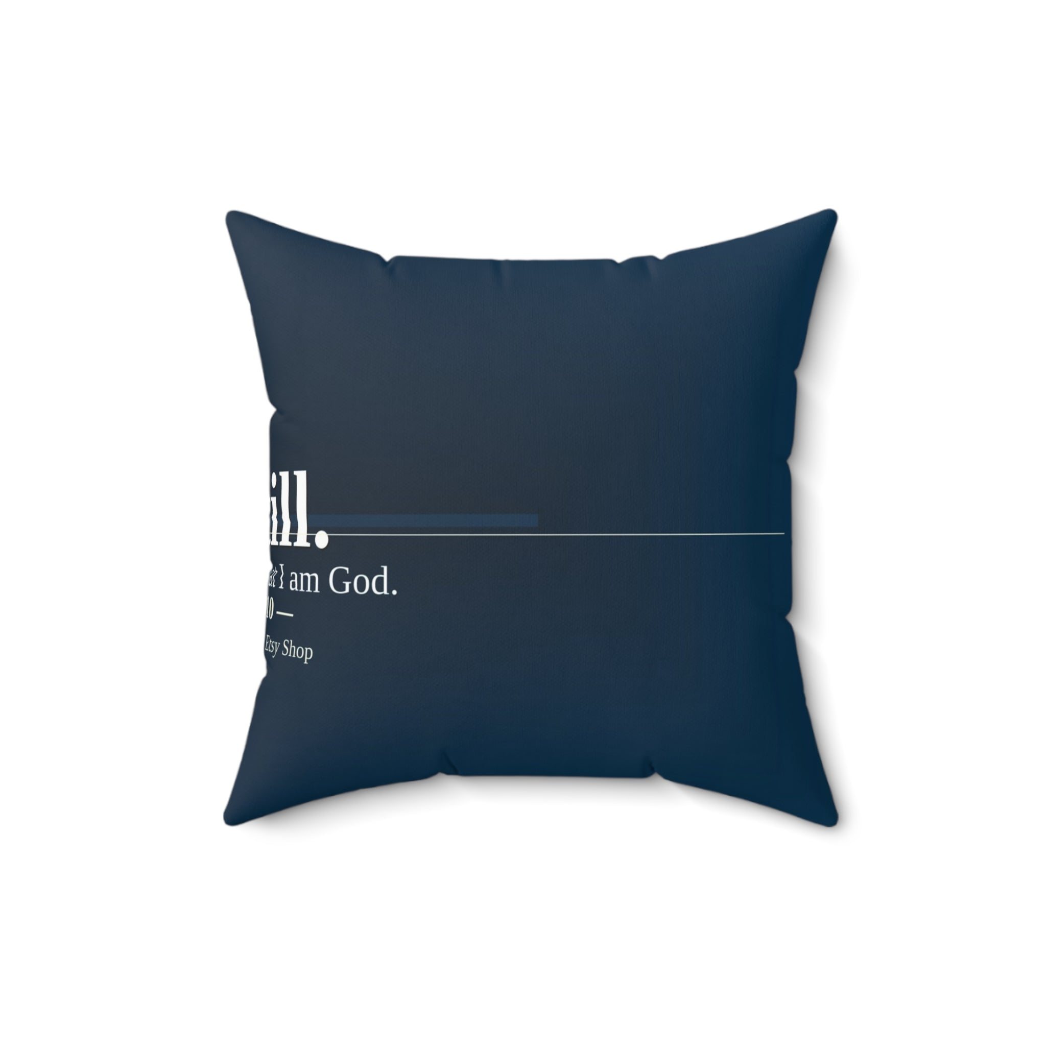 Be Still. Christian Throw Pillow | Psalm 46:10 | Faith Home Decor