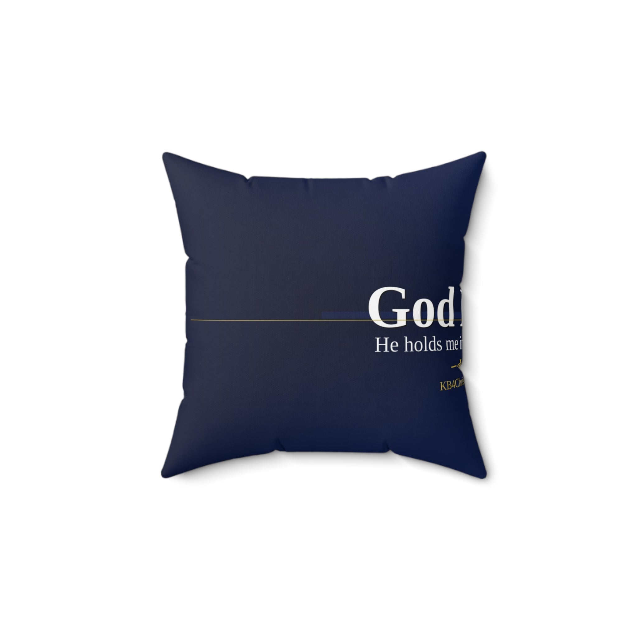 God Has Me. Christian Throw Pillow | Isaiah 41:10 | Faith Home Decor