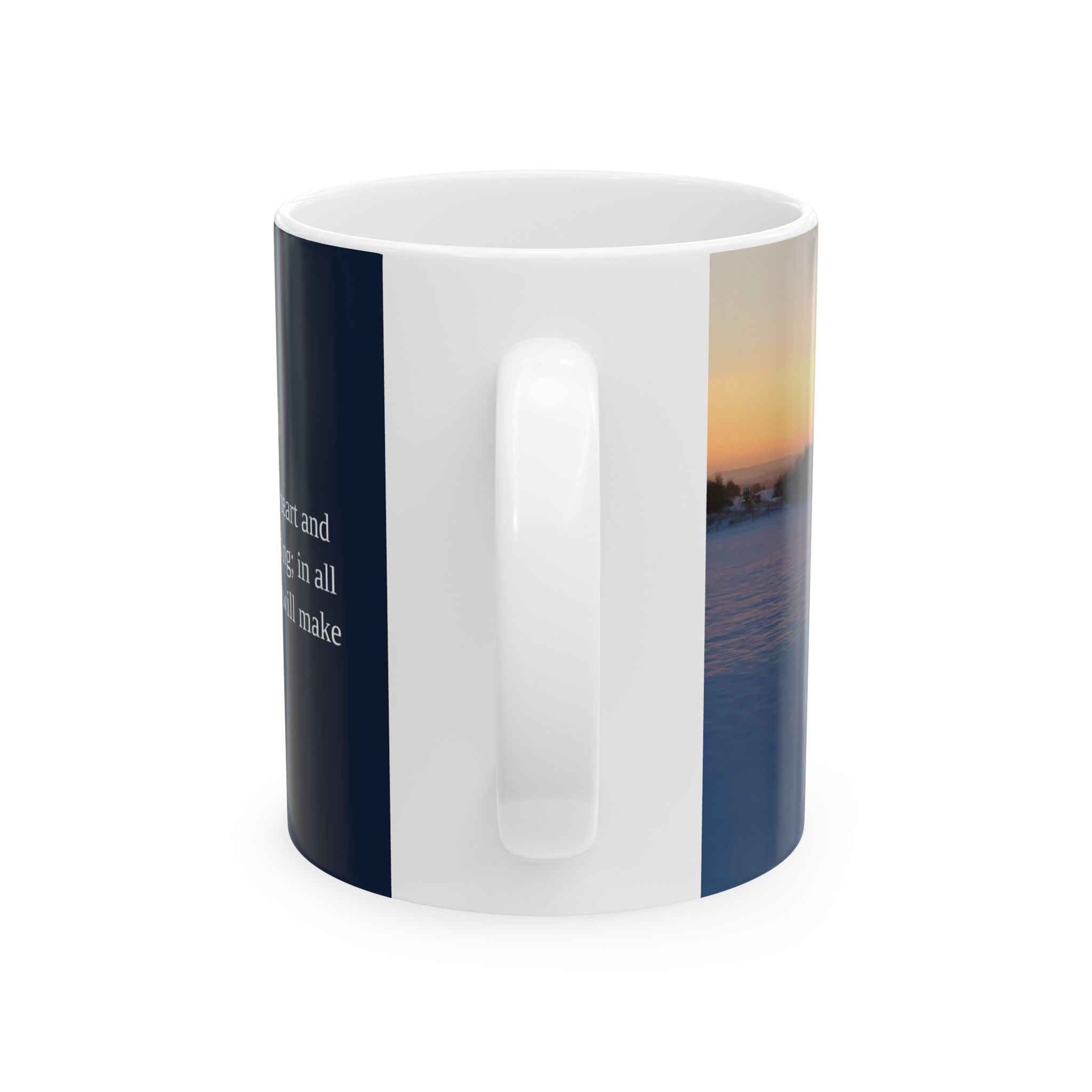 Proverbs 3:5-6 Christian Mug | Trust in the Lord | Scripture Coffee Mug | Faith Gift
