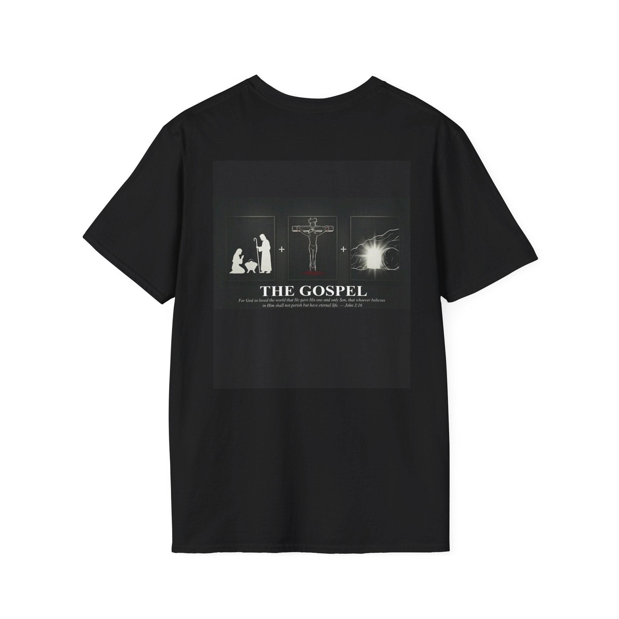 The Gospel T-Shirt | John 3:16 | Christian Tee | Faith Apparel