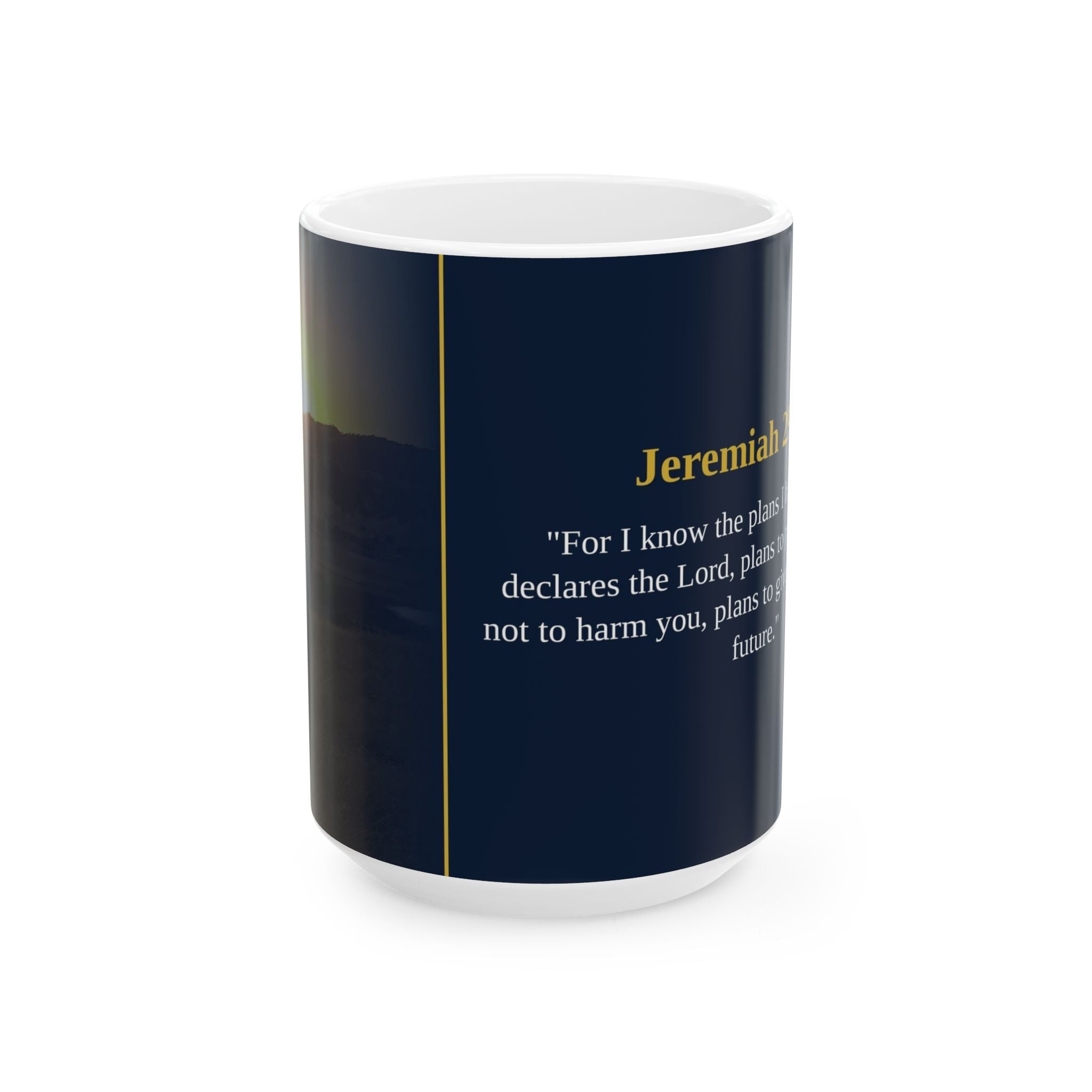 Jeremiah 29:11 Christian Mug | Scripture Coffee Mug | Hope and Future | Faith Gift